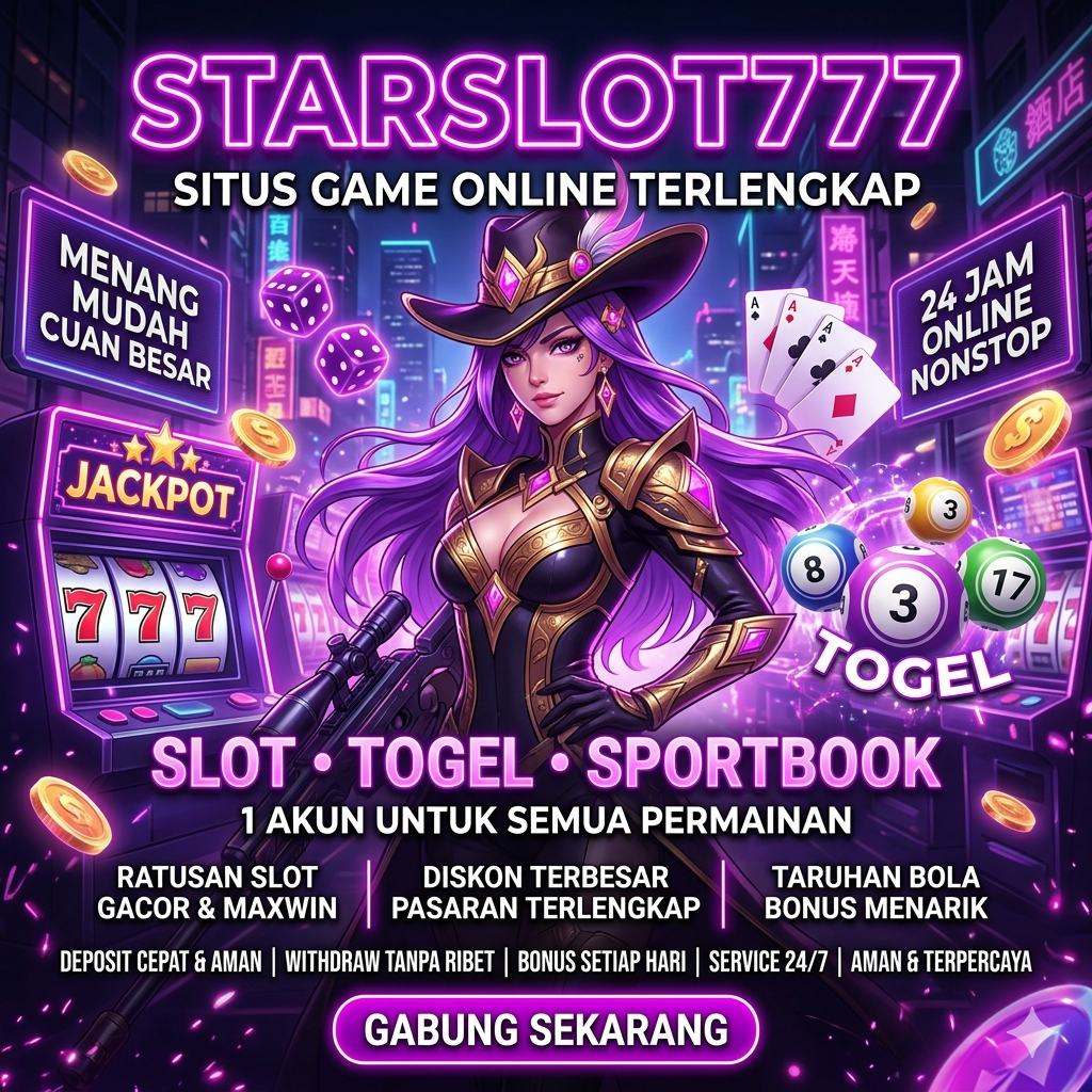 Market Bandar Toto Togel Online 4D Lengkap Ada di STARSLOT777